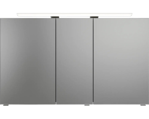 Spiegelschrank mit drei Türen und Beleuchtung