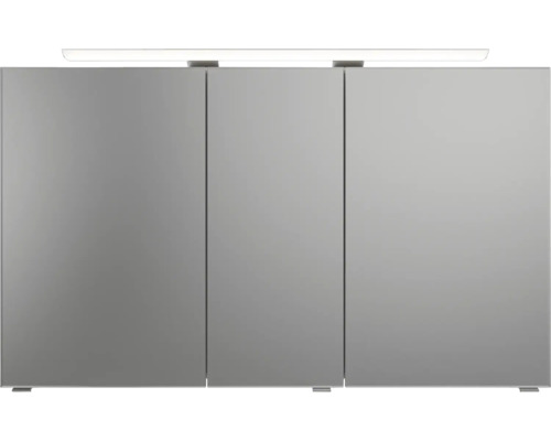 Spiegelschrank mit drei Türen und Beleuchtung