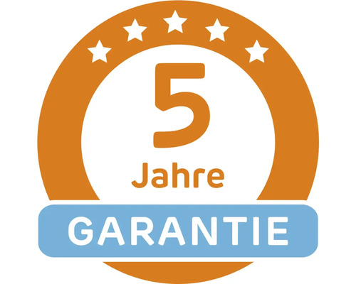 Fünf Jahre Garantie Siegel
