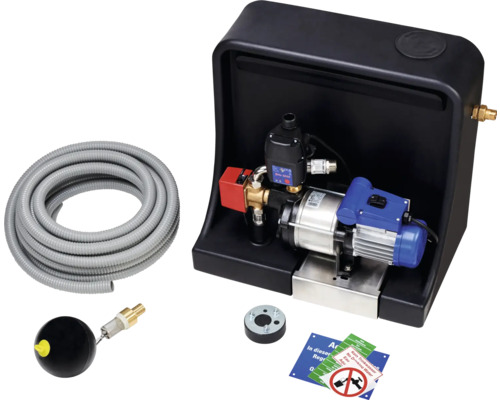 Hauswasserwerk mit Zubehör für die Gartenbewässerung