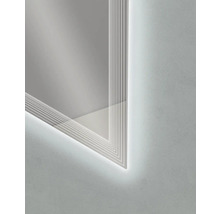LED Badspiegel Multimedia mit Touch Bluetooth Antifog und FM Radio inkl. Spiegelheizung und Lautsprecher 90x90 cm