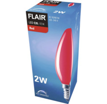 FLAIR LED Kerzenlampe C35 E14/2W rot-thumb-3