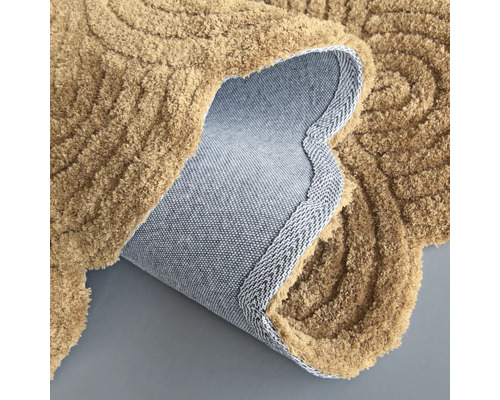 Getufteter Teppich mit gewundenem Design und rutschfester Rückseite