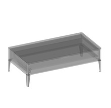 Unterschrank mit 1 Schublade Devo Lotos 31x100x53 cm perfect touch stahlgrau/schwarz