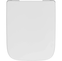 Weißer Toilettendeckel mit quadratischer Form