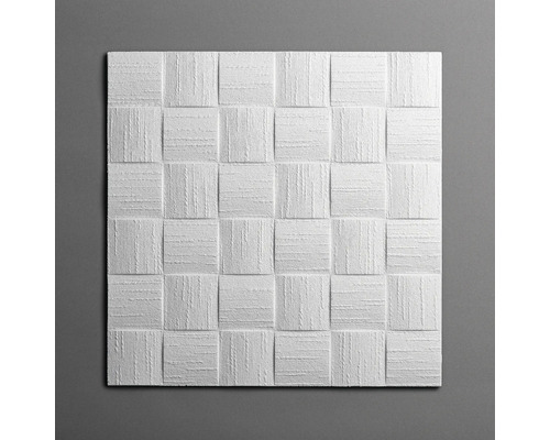 Quadratische Wandfliese mit geflochtener Textur