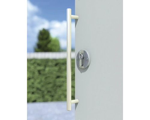 Türbeschlag mit Stangengriff und Schlossrosette