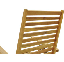 Gartenmöbelset GARDEN PLACE Alina 4-Sitzer 5 tlg. braun mit ausziehbarem Holztisch aus robuster Akazie, klappbar, inkl. Auflagen