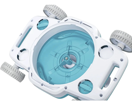 Poolreinigungsroboter mit Rädern und Bürsten