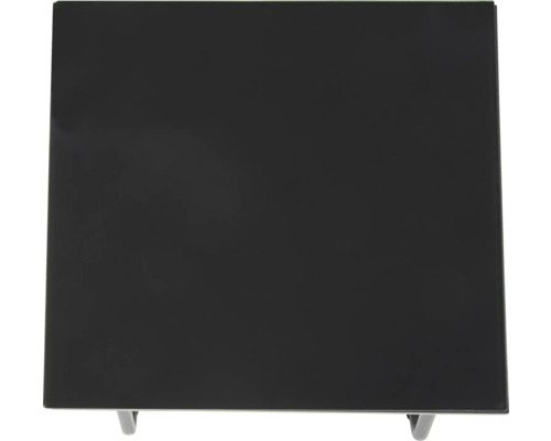 Schwarze Abdeckplatte