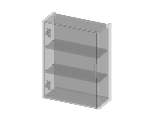 Arzneischrank mit drei Regalböden