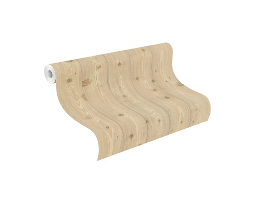 Tapetenrolle mit Holzstruktur