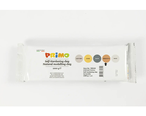 Primo Selbsthärtende Tonerde, 1000 Gramm Packung