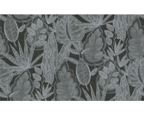 Tapete mit floralem Blattmuster