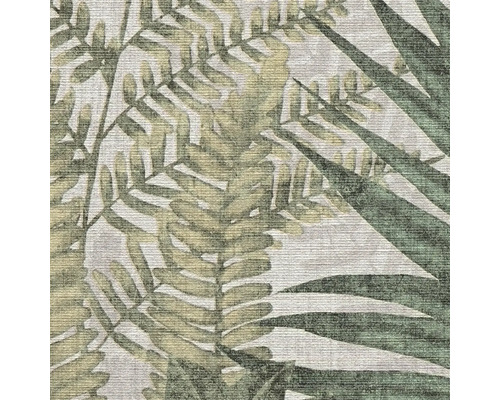 Dekoratives Tapetenmuster mit Farnmotiven.