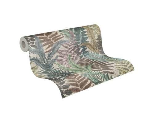 Tapetenrolle mit Farnmuster