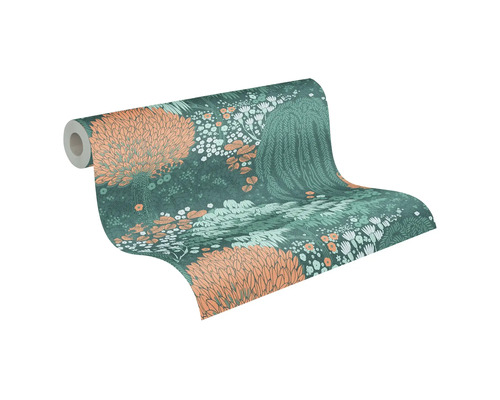 Tapetenrolle mit floralem Muster für die Wandgestaltung