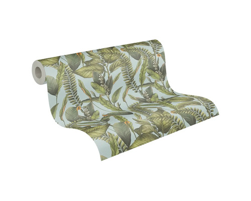 Tapetenrolle mit Blattmuster