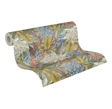 Tapetenrolle mit Blumenmuster