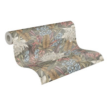 Tapetenrolle mit floralem Muster