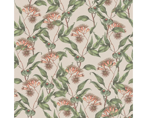 Tapete mit Eukalyptusblüten-Muster