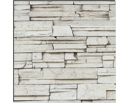 Steinwand mit rechteckigen Steinen