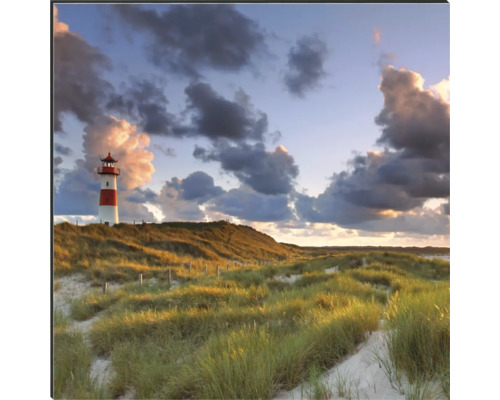Landschaftsfoto mit Leuchtturm und Dünen