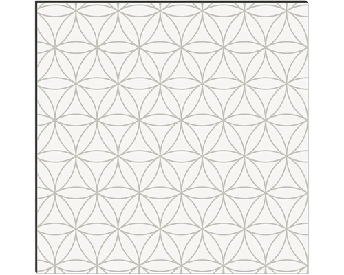 Fliesenmuster mit geometrischem Blütenmuster