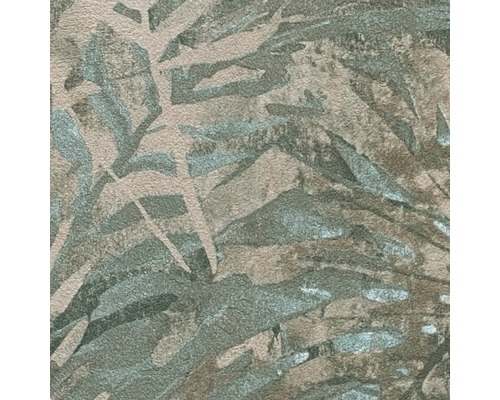 Nahaufnahme einer Tapete mit Blattmuster