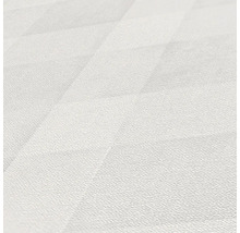 Detailaufnahme eines hellen Vinylbodens mit geometrischem Muster