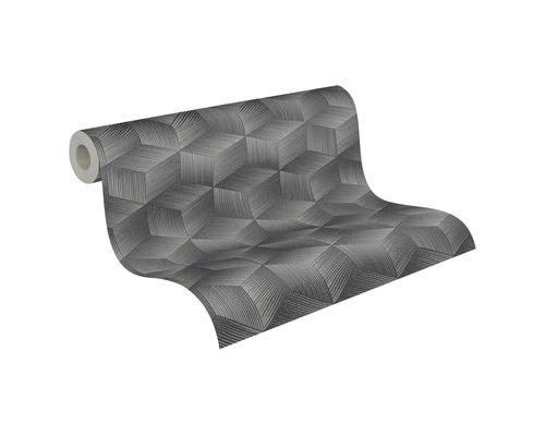 Rolle Tapete mit geometrischem Würfelmuster