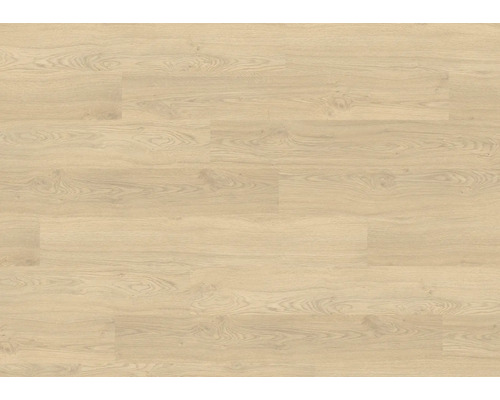 Heller Laminatboden mit Holzoptik.