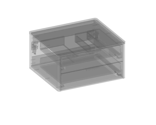 Verteilerkasten mit transparentem Gehäuse