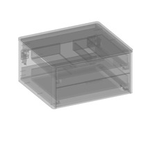 Waschtischunterschrank mit 2 Schubladen Devo Lotos BxHxT 60 x 31 cm x 53 cm Frontfarbe structure avola cremeweiß
