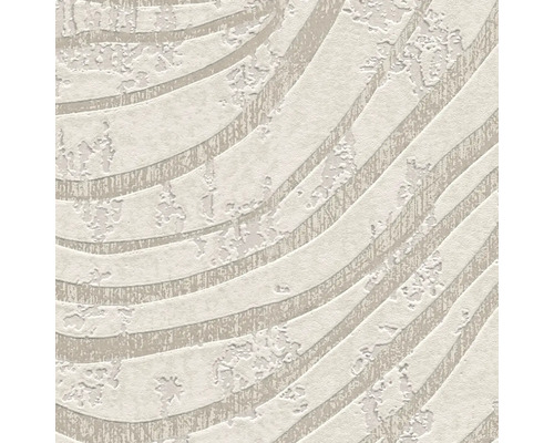 Nahaufnahme einer gemusterten Tapete mit Bogenlinien.