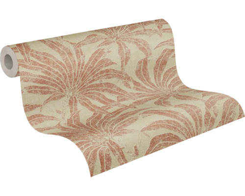 Tapetenrolle mit Palmenblattmuster