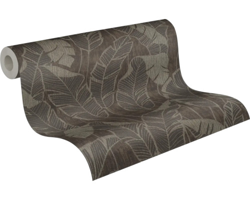 Tapetenrolle mit Blattmuster