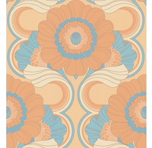 Vliestapete 39530-2 Retro Chic Blumen orange