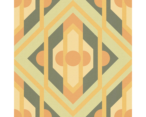 Geometrisches Muster mit Kreisen und Rauten