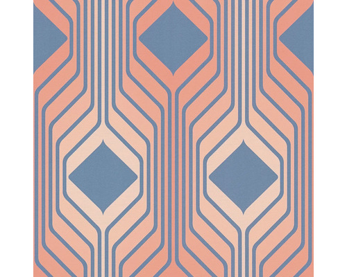 Tapete mit geometrischen Linien und Rautenmuster