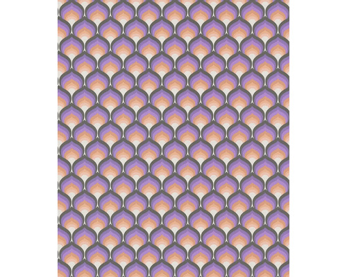 Ornamentales Tapetenmuster mit sich wiederholenden Blattmotiven