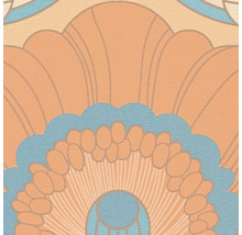 Vliestapete 39530-2 Retro Chic Blumen orange
