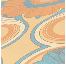Vliestapete 39530-2 Retro Chic Blumen orange