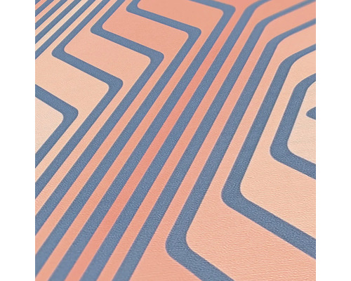 Tapete mit geradlinigem geometrischen Muster