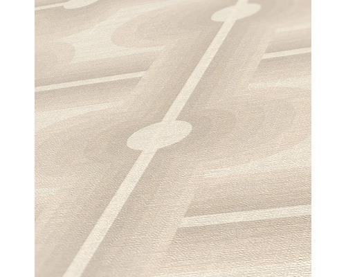 Tapete mit geometrischem Muster aus Linien und Kreisen