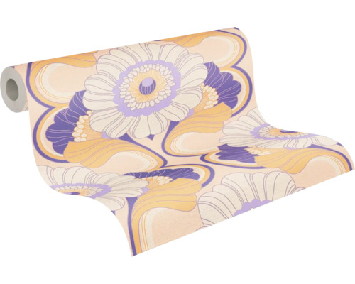 Tapetenrolle mit Blumenmuster