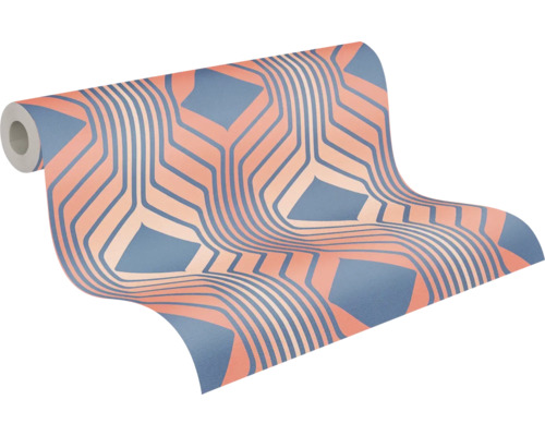 Tapetenrolle mit geometrischem Muster