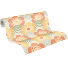 Tapetenrolle mit Blumenmuster