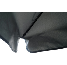 Mittelstockschirm SOLUNA Cannes 140 x 210 cm dunkelgrau mit UV-Schutz 80, wasserabweisende Polyesterbespannung