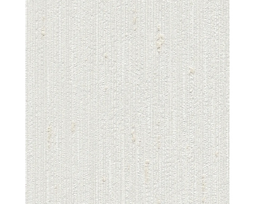 Nahaufnahme einer weißen Vliestapete mit feiner Struktur